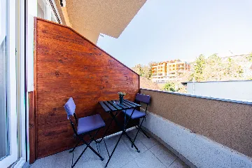 Studio Apartment for 2 in Zagreb with Balcony