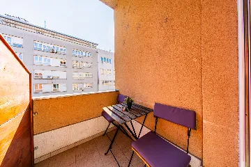 Studio Apartment with Balcony for 2 Guests in Zagreb