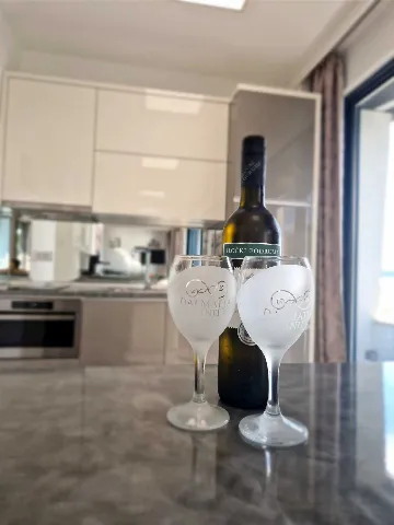 2-Bedroom Apartment with Balcony Sea Views in Bibinje