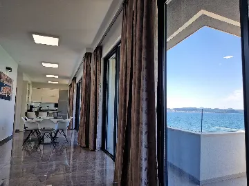 2-Bedroom Apartment with Balcony Sea Views in Bibinje
