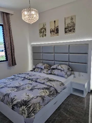 2-Bedroom Apartment with Balcony Sea Views in Bibinje