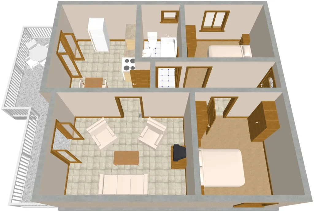 Two bedroom apartment near beach Seget Vranjica, Trogir  A-d