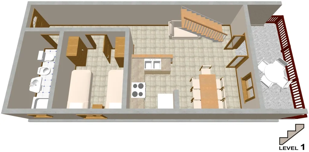 Two bedroom apartment with terrace and sea view Seget Vranjica, Trogir  A-a