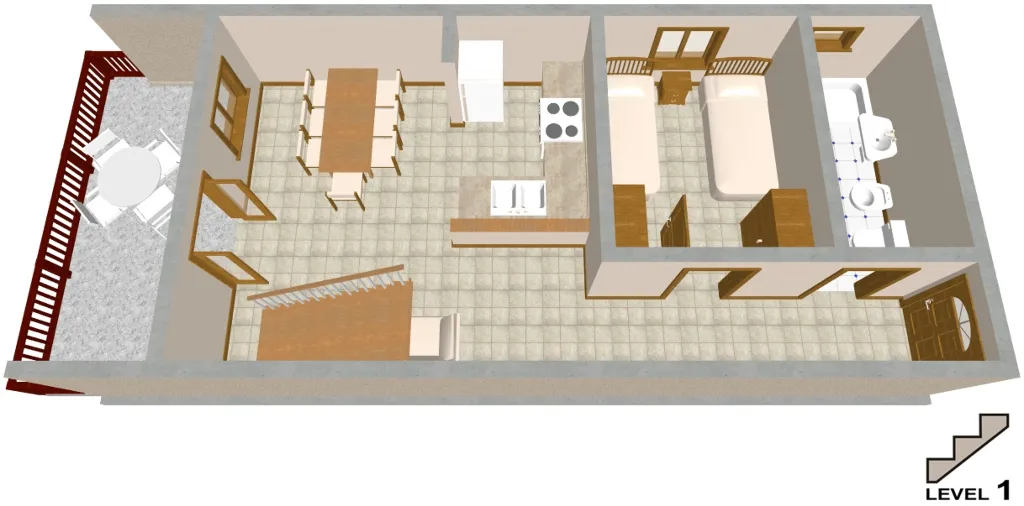 Two bedroom apartment with terrace and sea view Seget Vranjica, Trogir  A-a