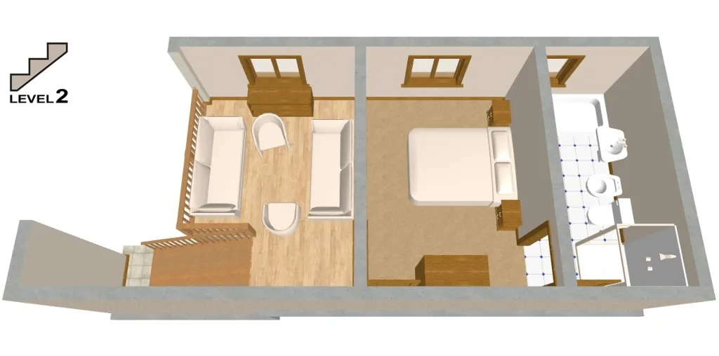 Two bedroom apartment with terrace and sea view Seget Vranjica, Trogir  A-a