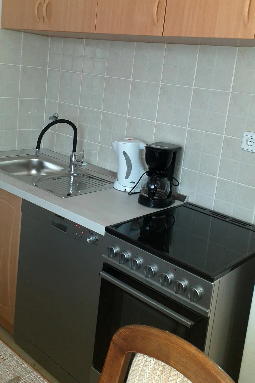 Two bedroom apartment with balcony and sea view Dramalj, Crikvenica  A-b