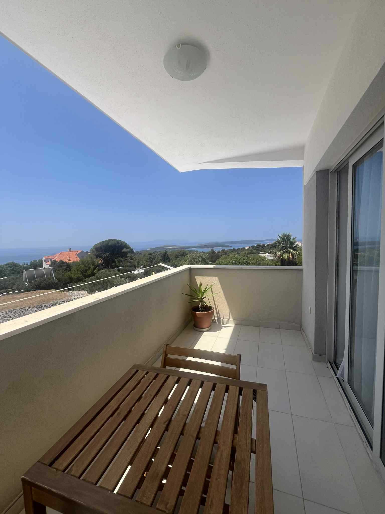 Double Room with Balcony and Pool View