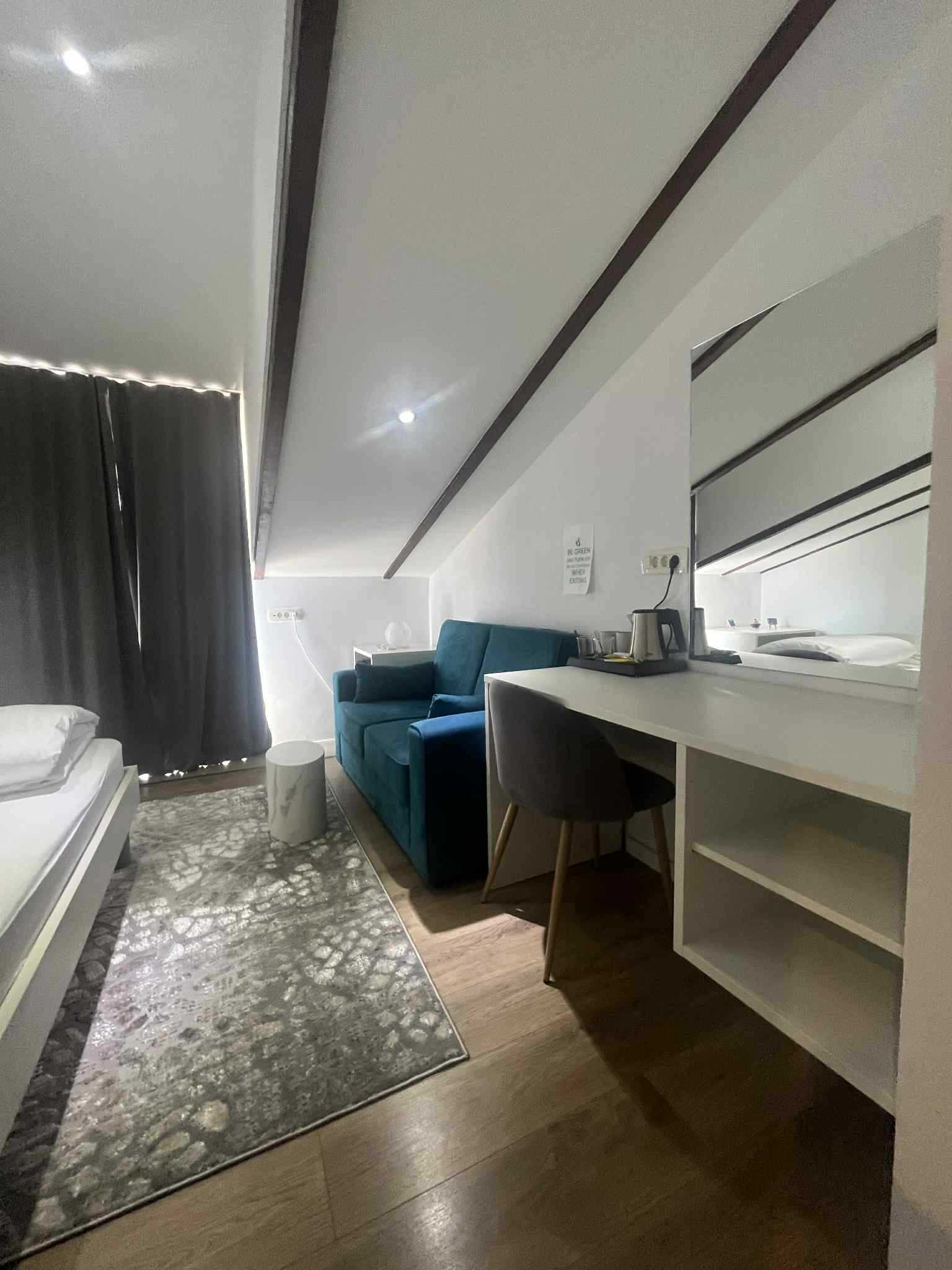 Double Room with Balcony and Sea View - Attic