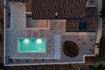 Family Villa in Jezera with Hydromassage Pool