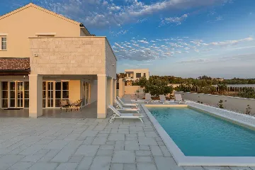 Family Villa in Jezera with Hydromassage Pool