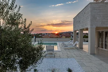 Family Villa in Jezera with Hydromassage Pool