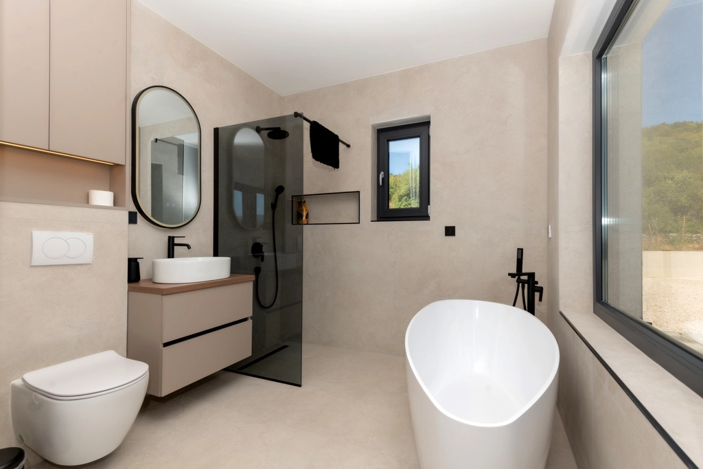 Lovrec Villa with Private Heated Pool and Jacuzzi