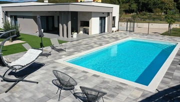 Lovrec Villa with Private Heated Pool and Jacuzzi