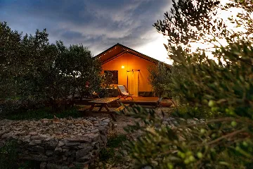 Glamping Tent with Private Hot Tub in Donje Selo
