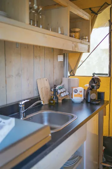 Glamping Tent with Private Hot Tub in Donje Selo