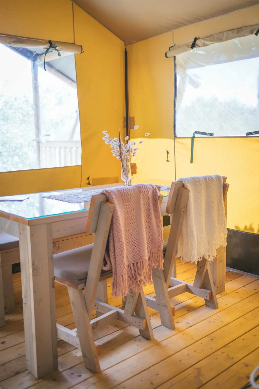 Glamping Tent with Private Hot Tub in Donje Selo