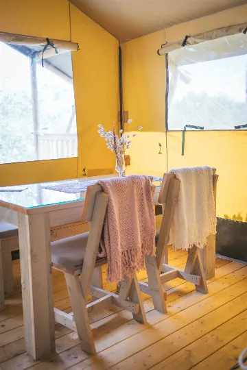 Glamping Tent with Private Hot Tub in Donje Selo