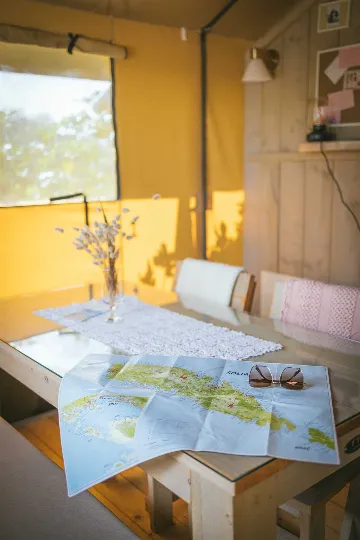 Glamping Tent with Private Hot Tub in Donje Selo