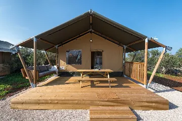 Glamping Tent in Donje Selo with Private Hot Tub