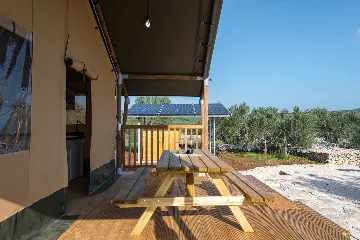 Glamping Tent in Donje Selo with Private Hot Tub