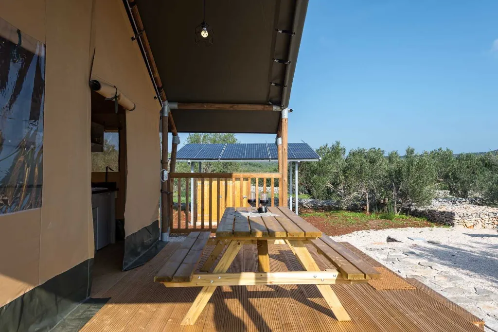 Glamping Tent in Donje Selo with Private Hot Tub