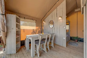 Glamping Tent in Donje Selo with Private Hot Tub