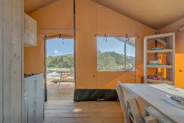 Glamping Tent in Donje Selo with Private Hot Tub