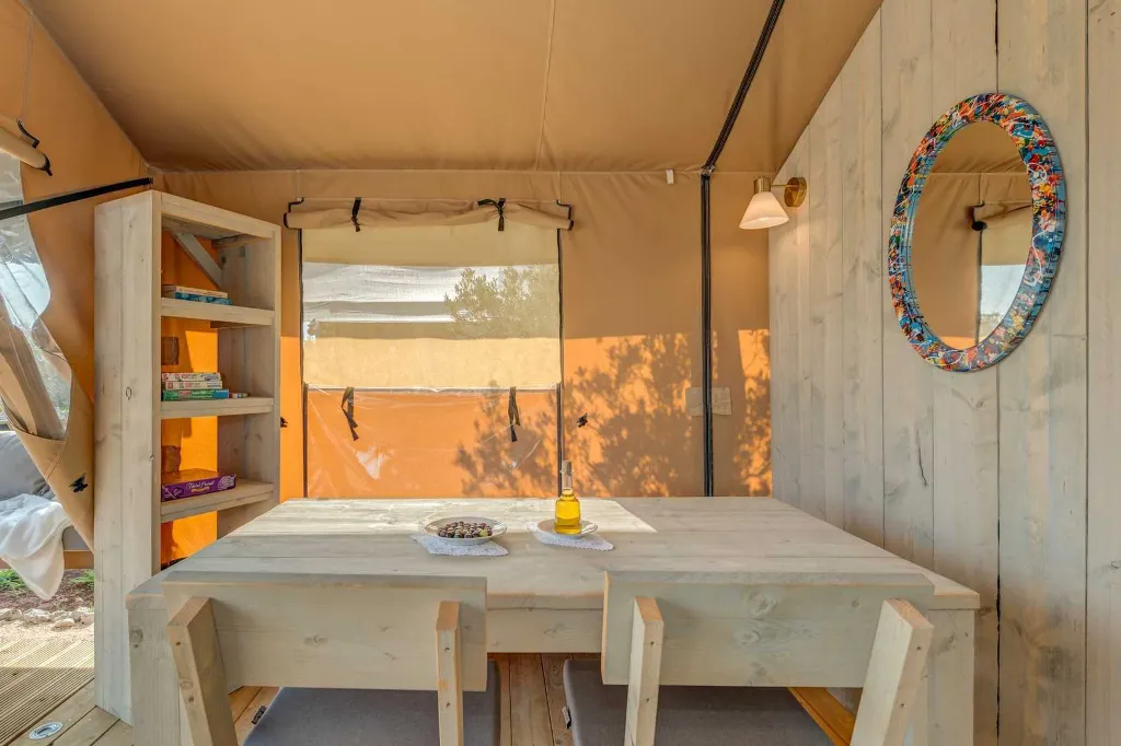 Glamping Tent in Donje Selo with Private Hot Tub