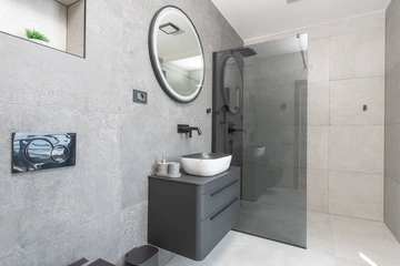 Sea-View Villa with Heated Pool for 10 in Stanići