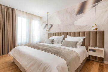 Sea-View Villa with Heated Pool for 10 in Stanići