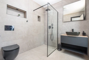 Sea-View Villa with Heated Pool for 10 in Stanići