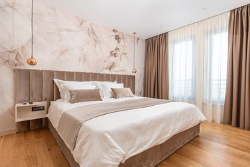 Sea-View Villa with Heated Pool for 10 in Stanići