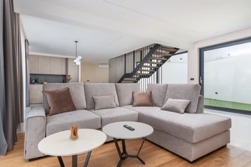 Sea-View Villa with Heated Pool for 10 in Stanići