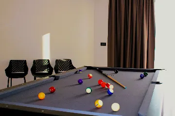 Sea-View Villa with Heated Pool for 10 in Stanići