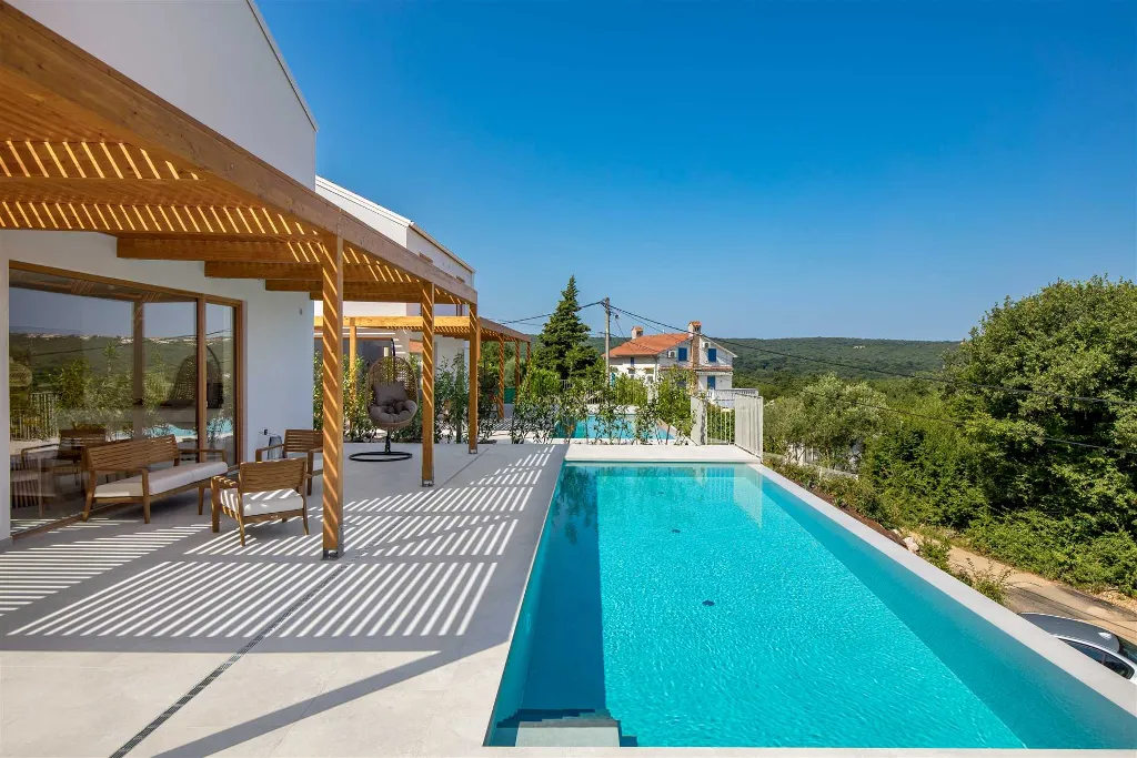 Private Pool Villa for 8 Guests in Dobrinj