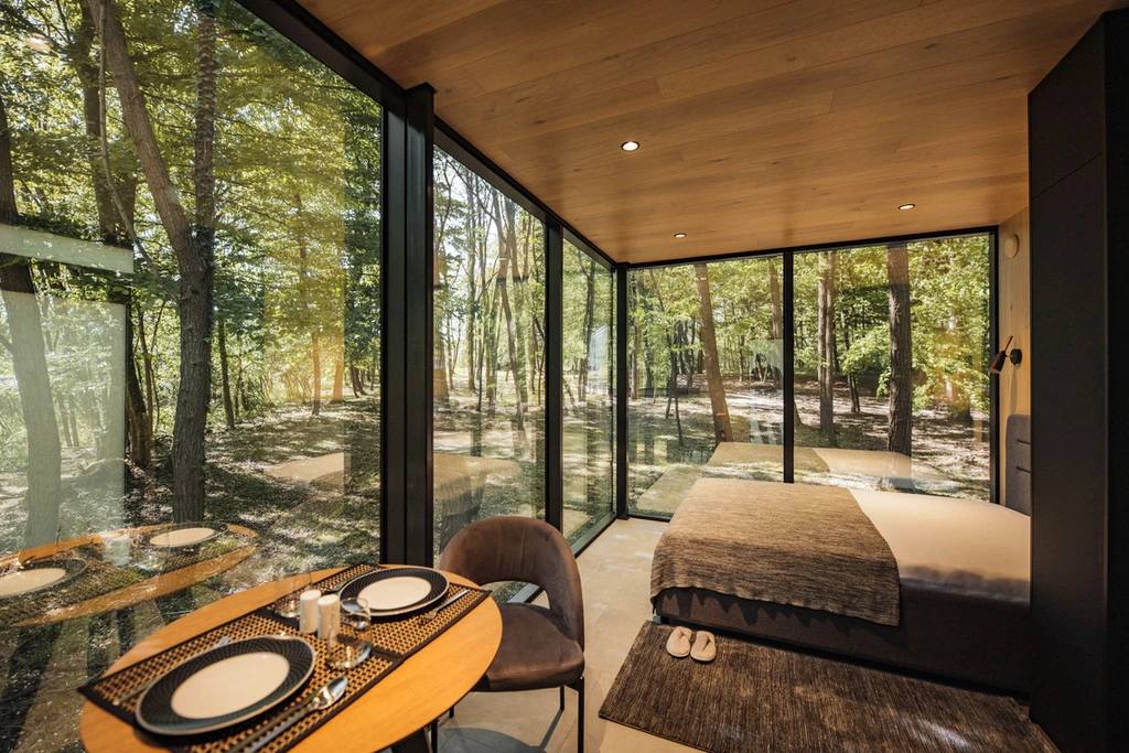 Glass House Cabin for 2 in Dubrava, Croatia