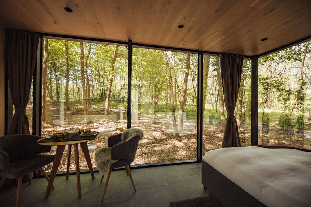 Glass House Cabin for 2 in Dubrava, Croatia