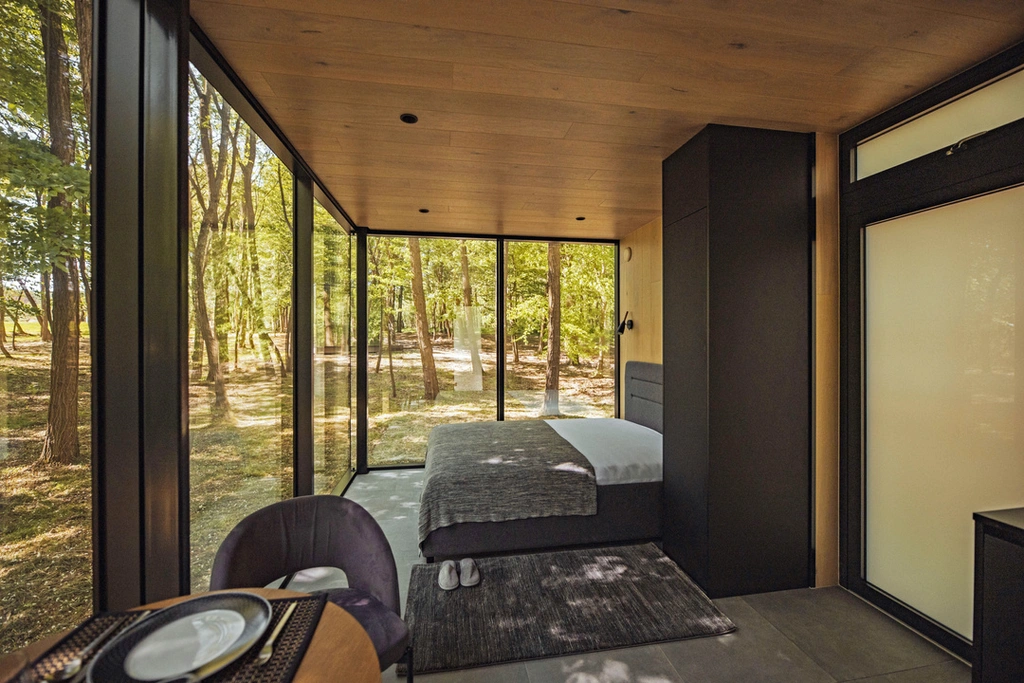 Glass House Cabin for 2 in Dubrava, Croatia