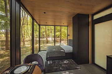 Glass House Cabin for 2 in Dubrava, Croatia