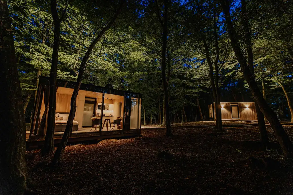 Glass House Cabin for 2 in Dubrava, Croatia