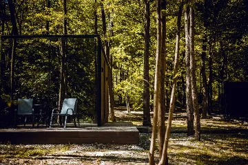 Cabin for 2 with Glass Walls in Dubrava, Croatia