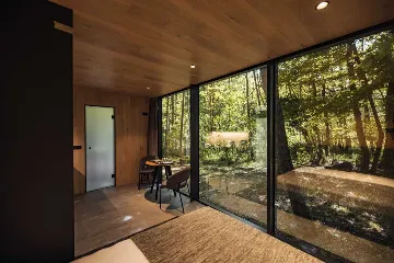 Cabin for 2 with Glass Walls in Dubrava, Croatia