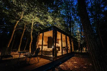 Glass House Cabin for 2 Guests in Dubrava, Croatia