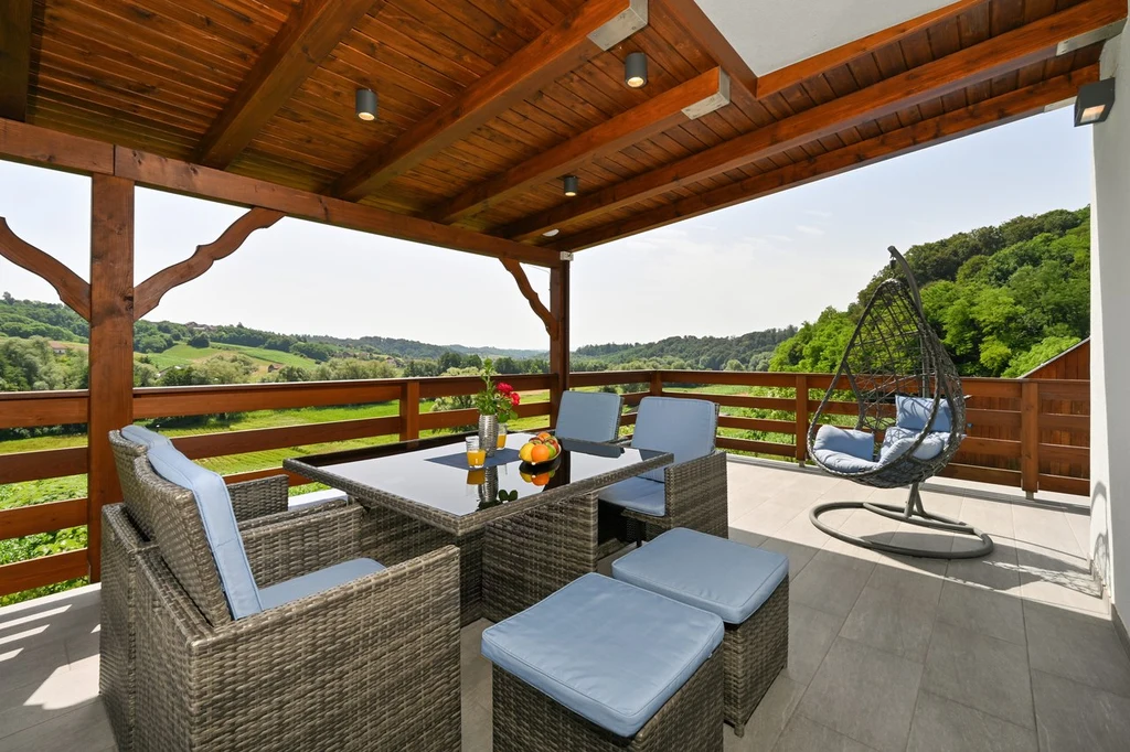 Holiday House in Pregrada with Sauna for 8 Guests