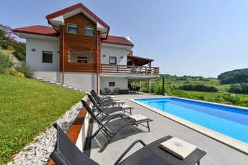 Holiday House in Pregrada with Sauna for 8 Guests