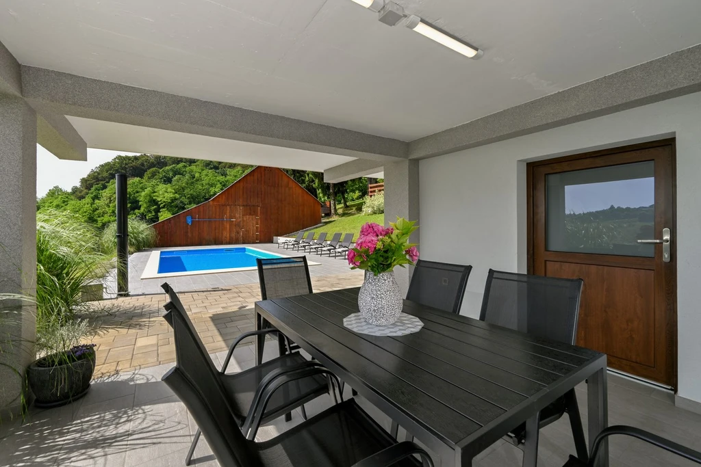 Holiday House in Pregrada with Sauna for 8 Guests