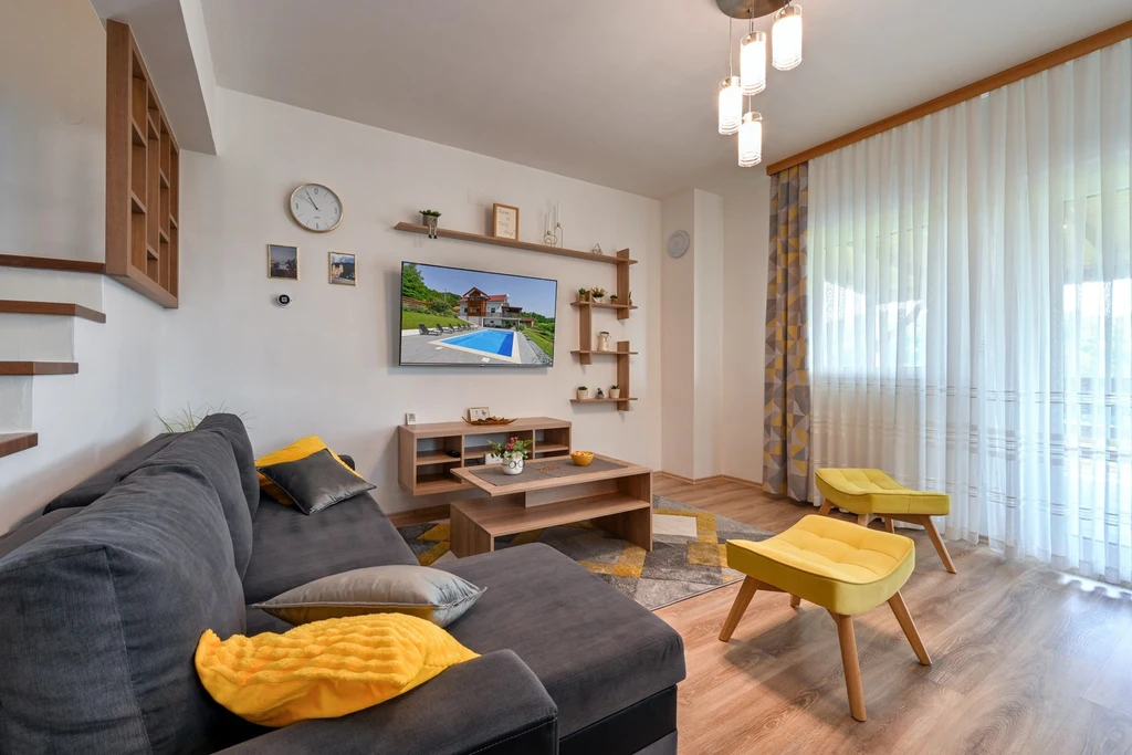 Holiday House in Pregrada with Sauna for 8 Guests