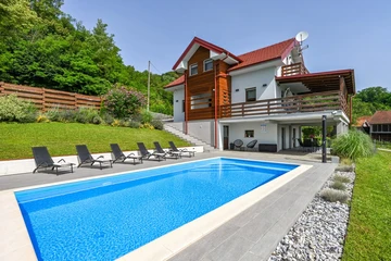 Holiday House in Pregrada with Sauna for 8 Guests