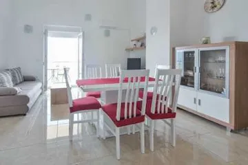 Vrsi Apartment with Heated Pool & Sea View