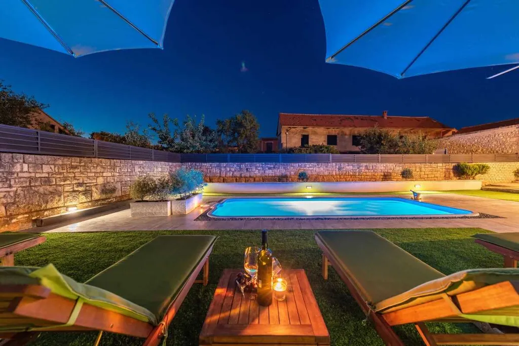 2-Bedroom Villa with Pool in Pridraga, Croatia